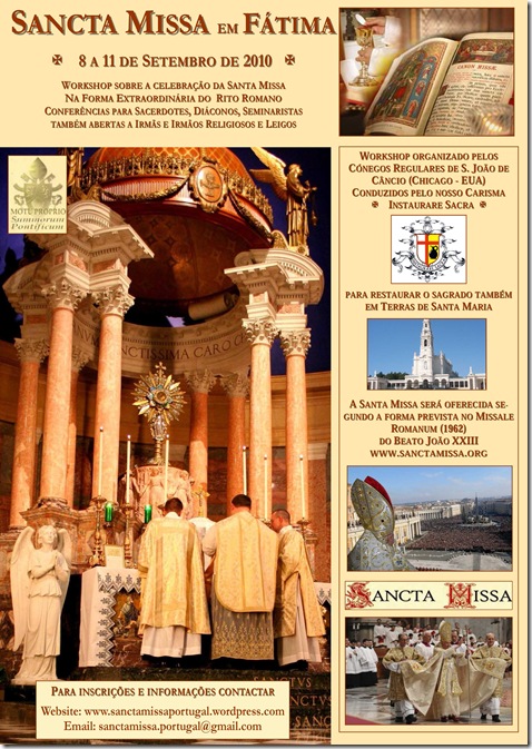 FATIMA - SANCTA MISSA - 2010 - POSTER