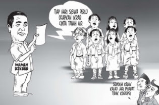 Karikatur - Contoh Karikatur Pendidikan Yang Mudah Digambar