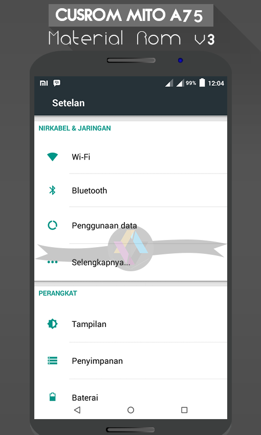 Custom Rom Mito A75 Ke Style Material Rom v3 - Ashockk.com