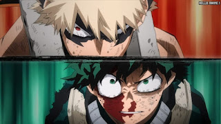 ヒロアカアニメ 6期11話 かっちゃん デク | 僕のヒーローアカデミア My Hero Academia Episode 124