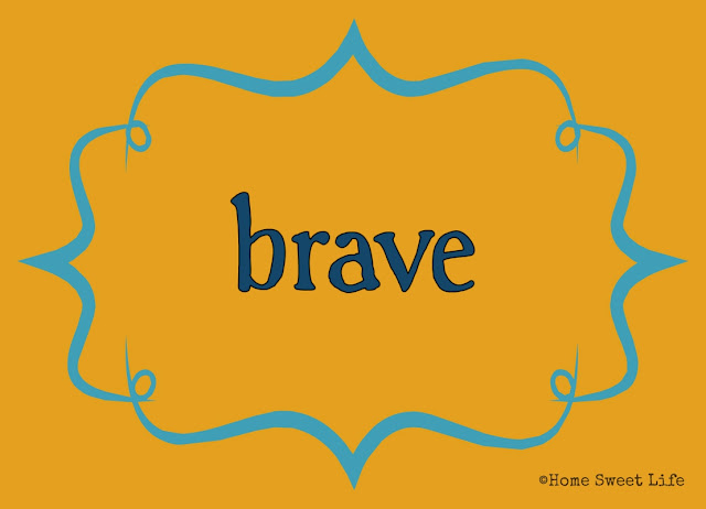 Christian living, 31 day writing challenge, brave