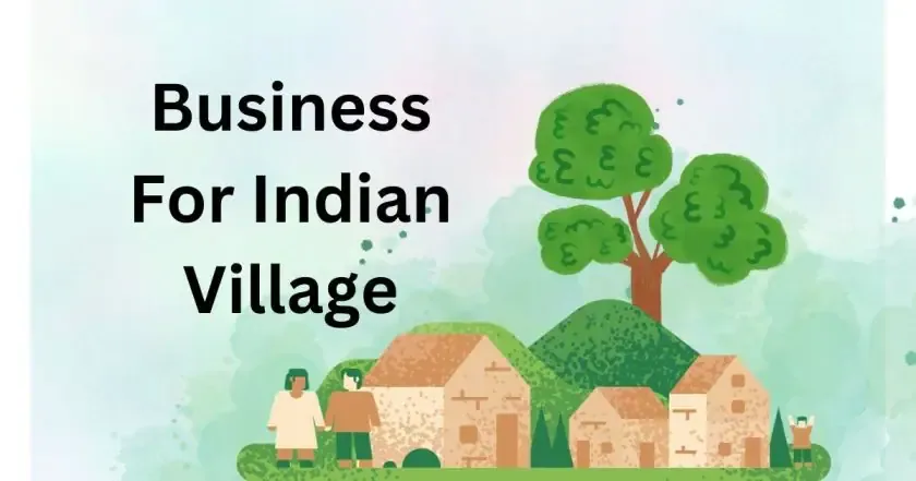 Business idea for village