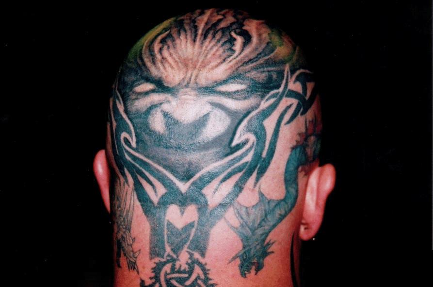 Back of Head Tattoos