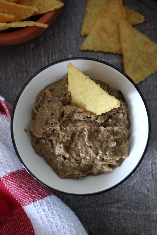 Salsa di melanzane arrostite