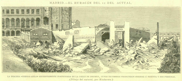 Tornado de 1886 en Madrid.