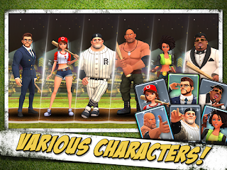 Homerun Clash - characters