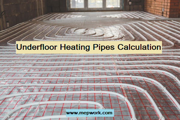Underfloor Heating Pipe Calculator Excel Sheet