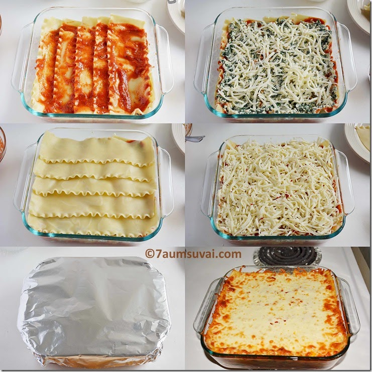 Spinach lasagna / lasagne