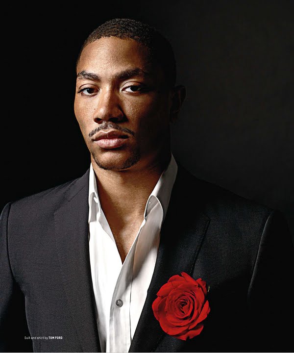Derrick Rose on the cover of derrick rose espn magazine cover. Derrick Rose on the cover of