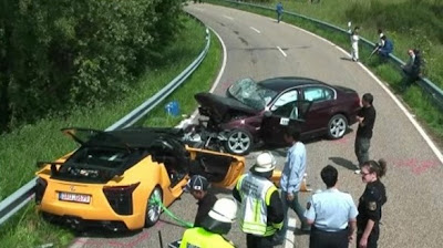 Toyota test pilots die during test Lexus LFA photos