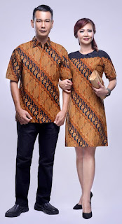 Model Pakaian Batik Couple Permata Sogan