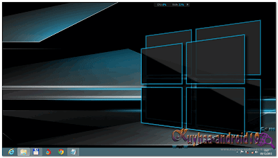 THEME WINDOWS 8 REFLECTIONS DARK AND LIGHT COOL