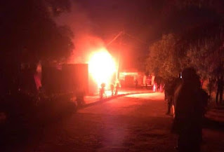 Ondo INEC office on fire