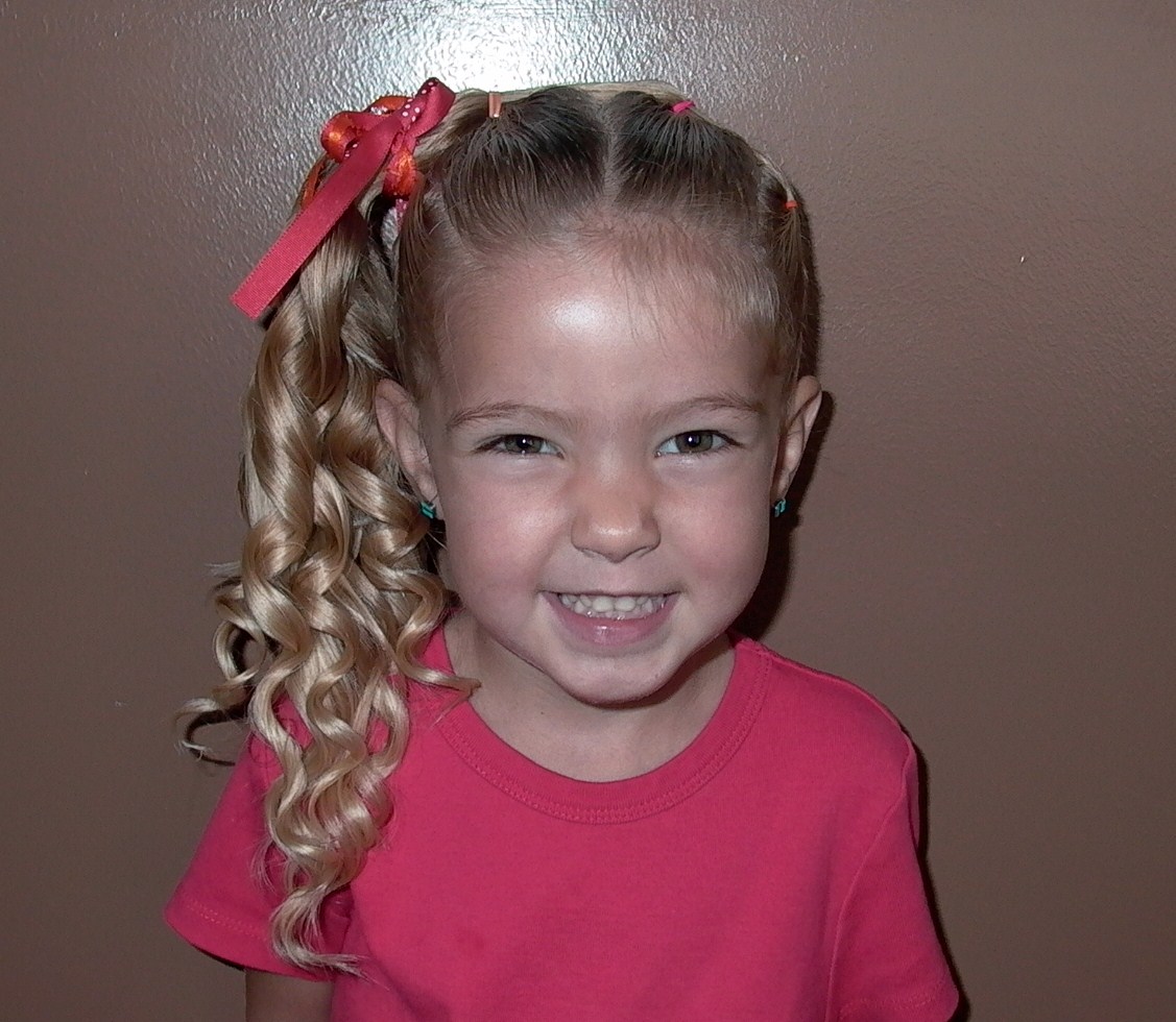 Little Girl's Hairstyles – How to do hair for School Pics 