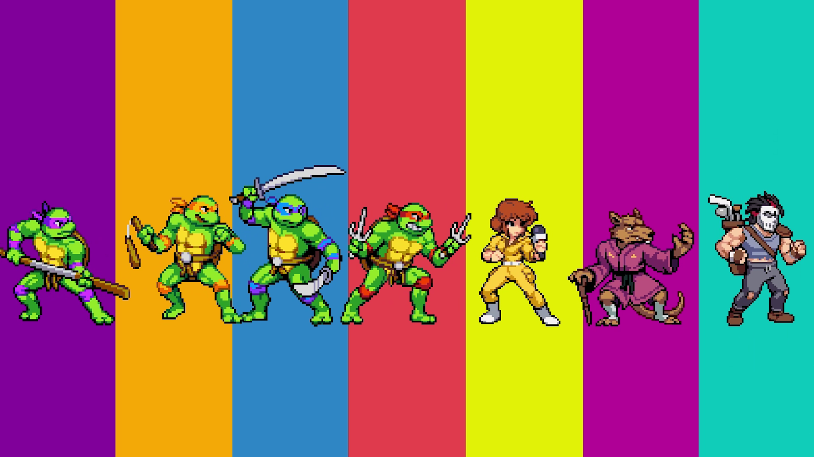 Teenage mutant ninja turtles shredder's revenge wallpaper