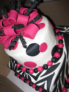 Zebra Print Birthday Cakes on Piece Of Cake  Zebra Print Cakes