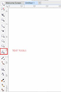 Membuat Tulisan Dengan TEXT TOOLS COREL DRAW