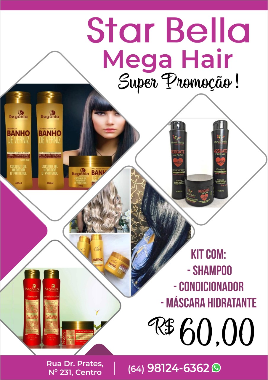 Star Bella - Mega Hair - Super Promoção