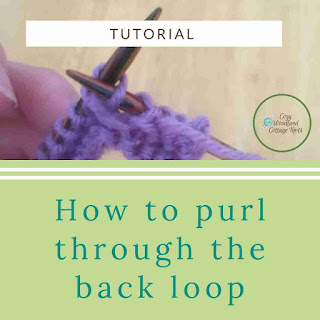 picture of How to purl through the back loop