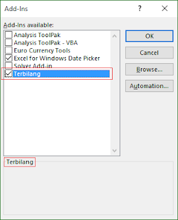 Terbilang Excel