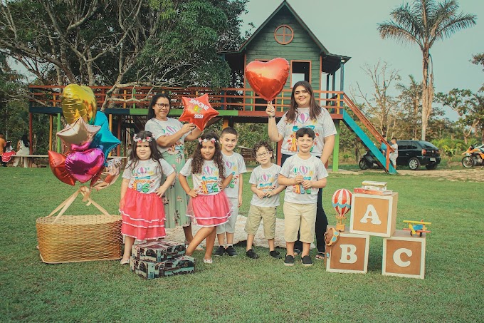 ENSAIO FOTOGRÁFICO DE FORMANDOS ABC DA ESCOLA ARCO-ÍRIS