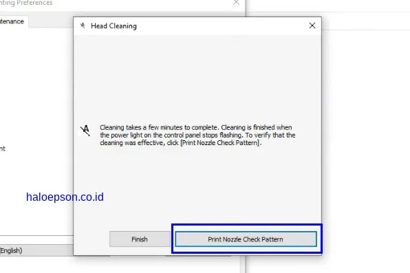 Print Nozzle Check Pattern Epson L3110