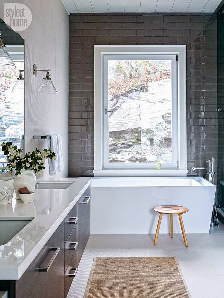 Modern master bathroom, Contemporary bathroom designs, Modern ... - Silver