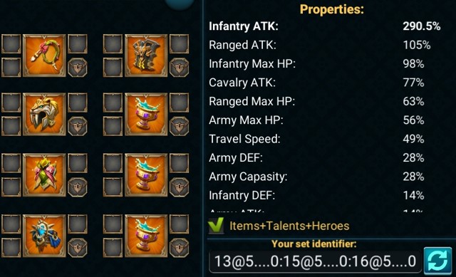  Gear Tersakit Infantry Untuk Menyerang  Gear Tersakit Infantry Untuk Menyerang (Full Attack) Pada Game Lords Mobile