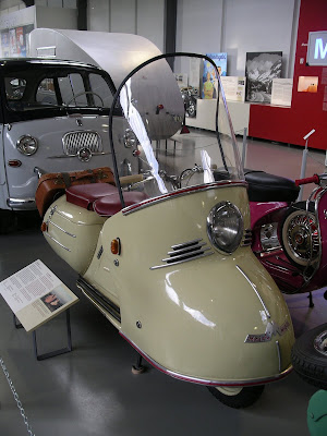 Vespa Maico Mobile and a 1960 Fiat 600 Multipla Magnificent Maico mobile