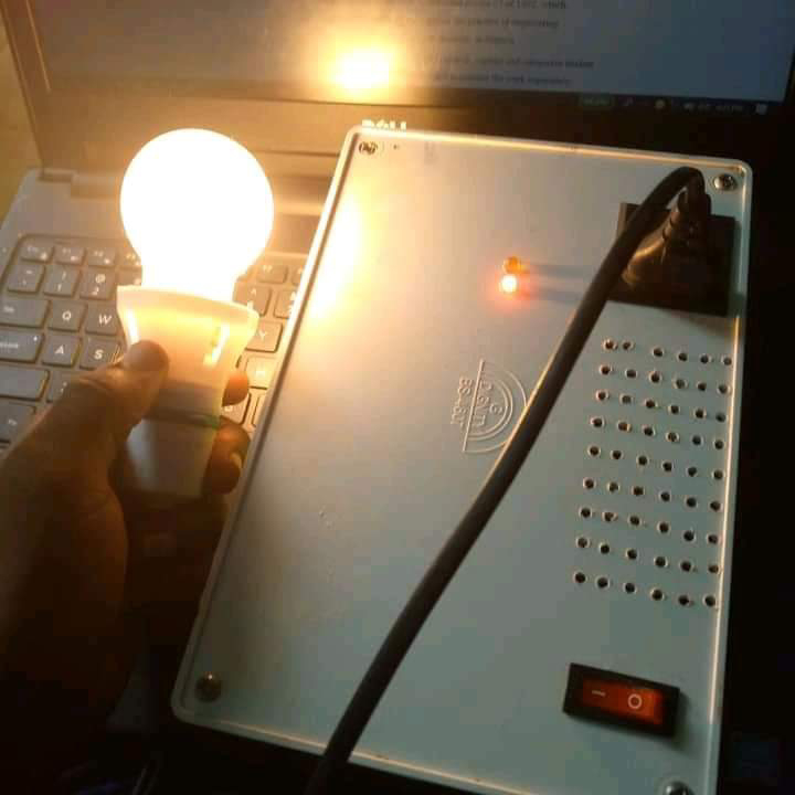 FUTA Student builds 100Wh Laptop Power Bank, Power Station and Emergency Wall Lamp