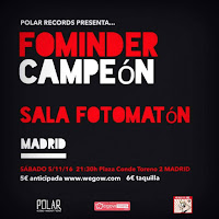 Concierto de Fominder y Campeón en Fotomatón