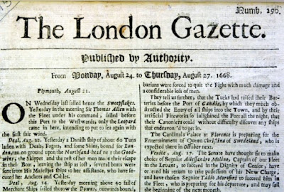 Imagen de The London Gazette 1668