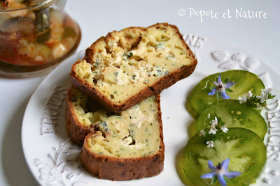 moelleux aux courgettes et à la fourme d'Ambert @Popote et Nature