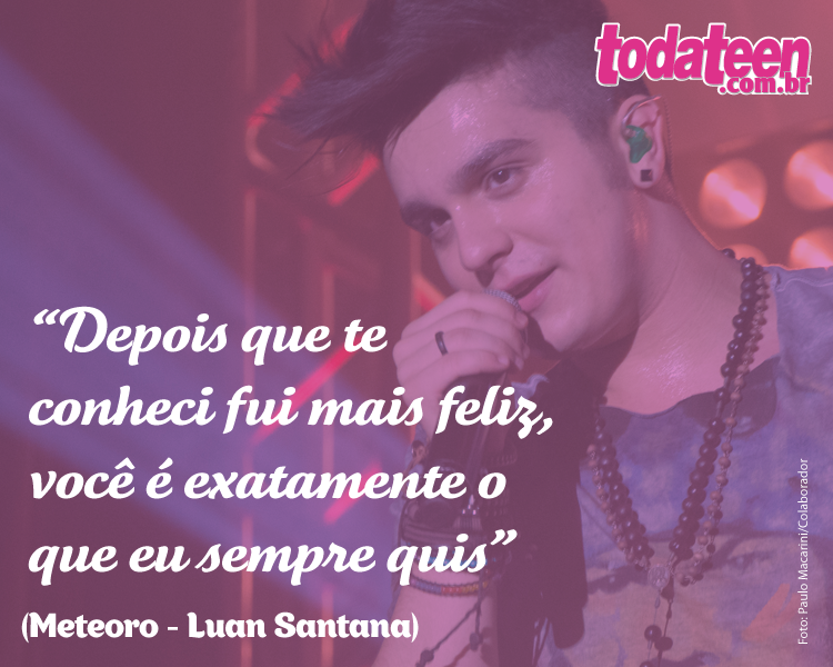 Milhares e frases mensagens e fotos de Luan Santana para baixar 