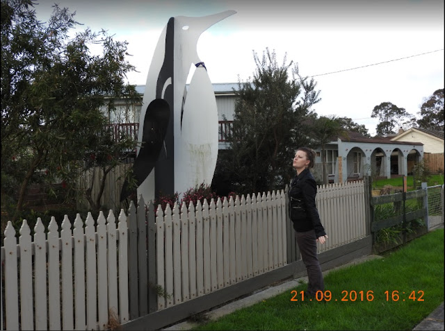 Penguin Sculpture in Phillip Island.