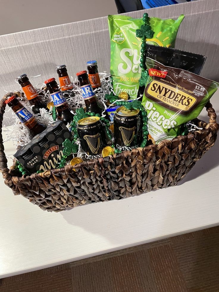 Saint patrick’s Day Gift Basket Ideas for dad