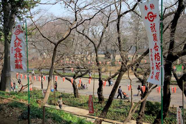 日本 東京 上野公園 東照宮 上野大佛 合格大佛 弁天堂 花園稻荷神社