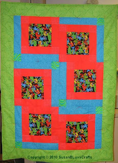 Wonky Block quilt