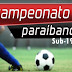 FPF divulga a tabela detalhada do Campeonato Paraibano Sub-19. Picuiense está no grupo do Agreste. 