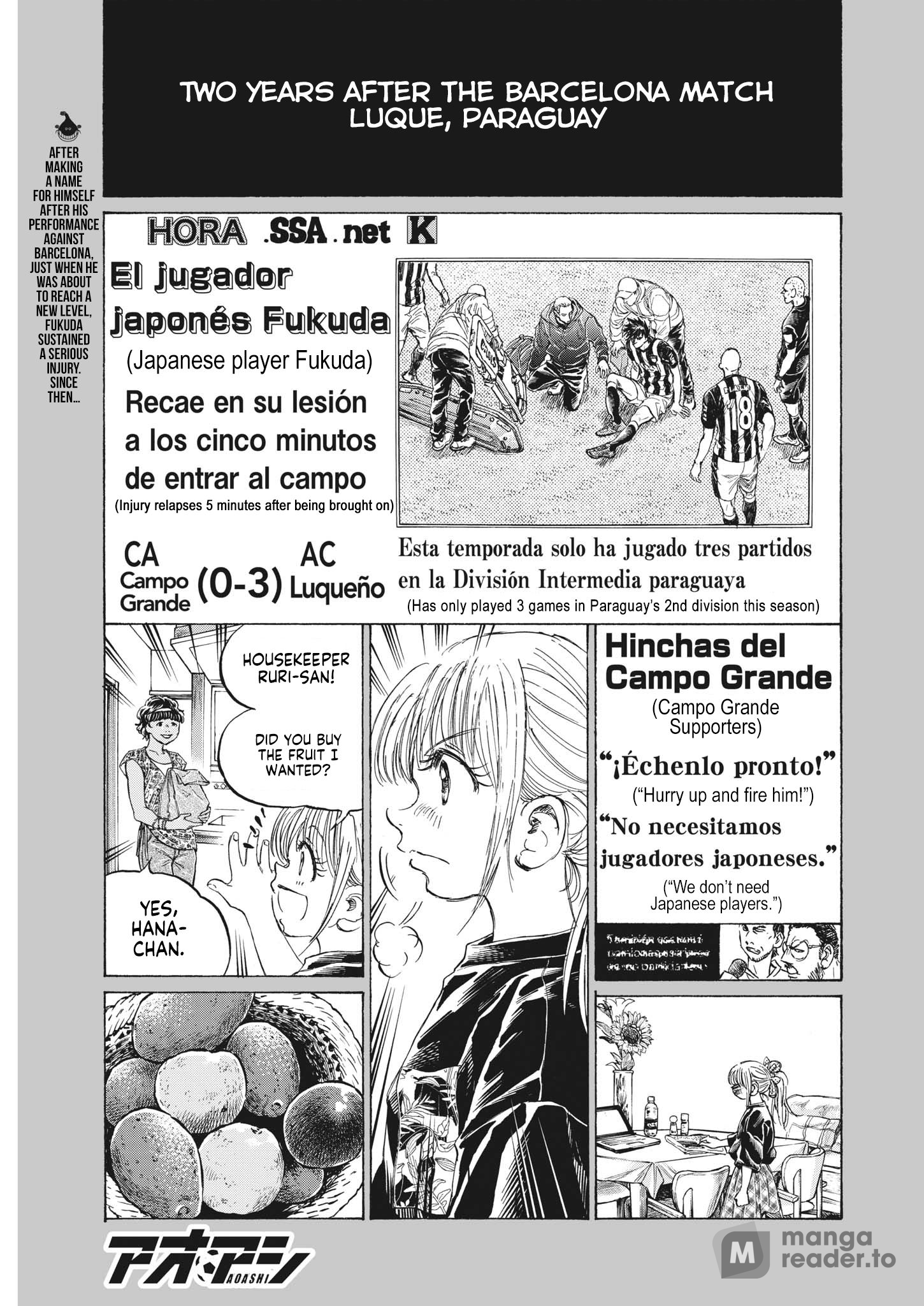 Ao Ashi Capítulo 336 – Mangás Chan