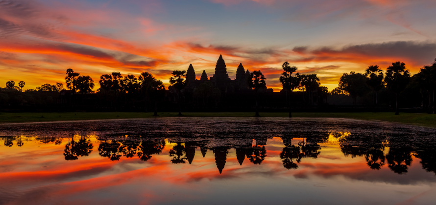         Sunrise at Angkor Wat Temple