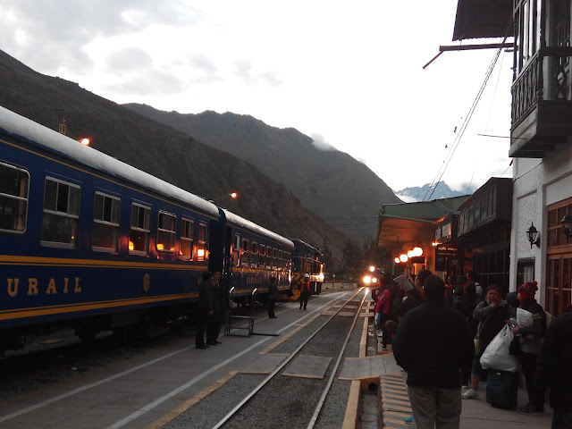 Estación de tren de Ollantaytambo Perú