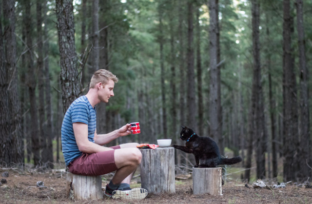  Guy equal Job and Sells Everything He Owns simply to Travel along with his Cat   