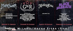 Guns N’ Roses, Motley Crue y Manowar al Gods Of Metal 2012 