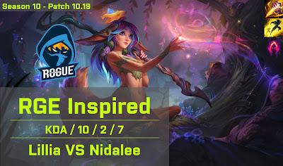 RGE Inspired Lillia JG vs Nidalee - CN Super Server 10.19