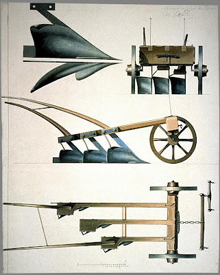 Charrue à trois socs du Duc de Bedford