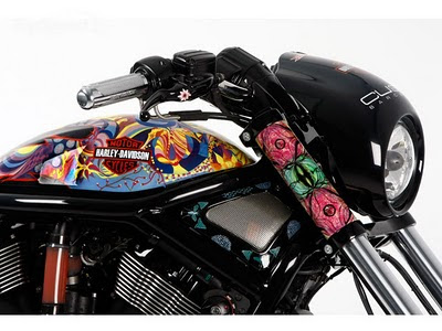 Modification sporty Airbrush Harley-Davidson Night Road 2