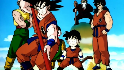 you better believe that's Krillin being blocked by Goku