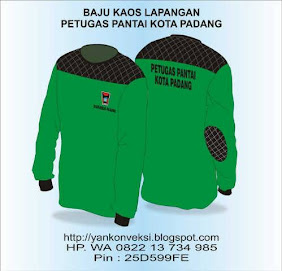 BAJU KAOS LAPANGAN PENJAGA PANTAI PADANG PESANAN DISBUDPAR KOTA PADANG. ANDA MAU PESAN HP WA. 0822