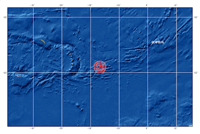 Sismo de 6,2 grados sacude área al este de las Islas Sandwich del Sur el 17 de abrilde 2012